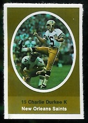1972 Sunoco Stamps      396     Charlie Durkee